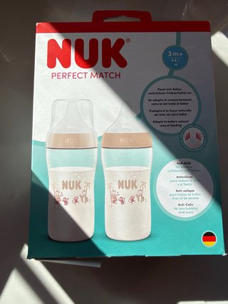 Set 2 Biberones NUK Perfect Match 3m+
