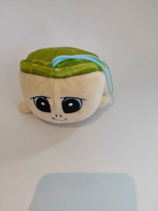Lote 3 peluches: gufo, volpe e tartaruga