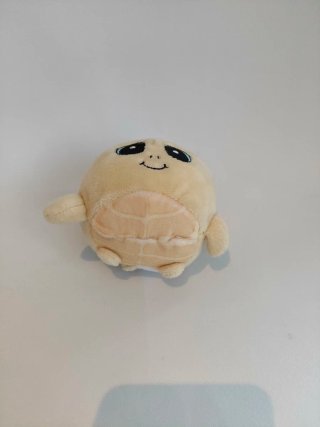 Lote 3 peluches: gufo, volpe e tartaruga