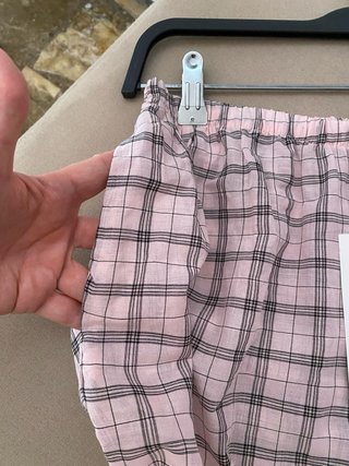 Pantalones de cuadros Zara rosas