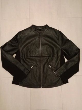 Chaqueta Polipiel Negra L nueva