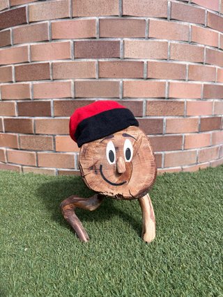 Tió de Nadal artesanal