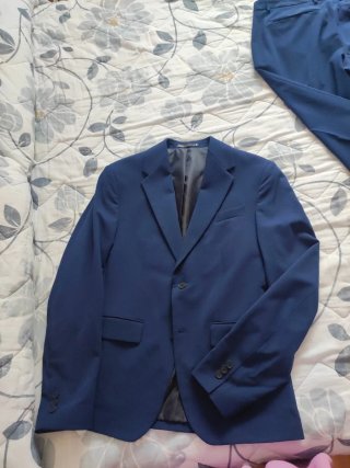 Traje de adolescente azul