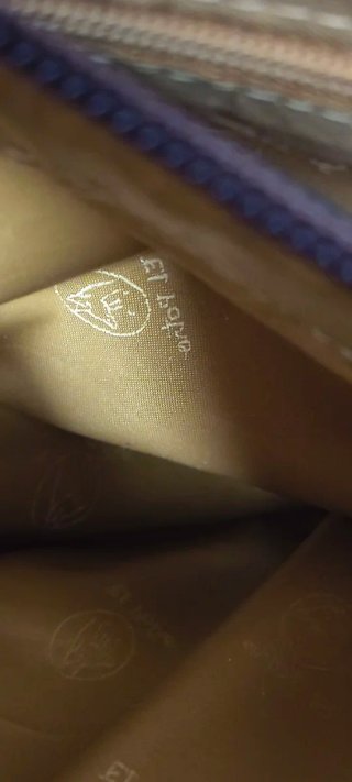 Bolso de piel El Potro negro y marrón