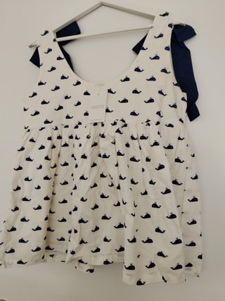 Compañía Fantástica Top Ballenas Talla M