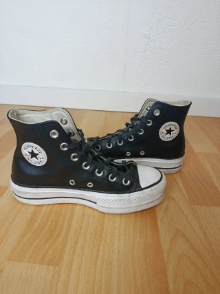 Zapatillas Converse Plataforma Negras Talla 36.5