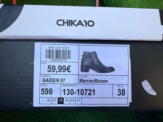 Botines piel marrones de Mujer