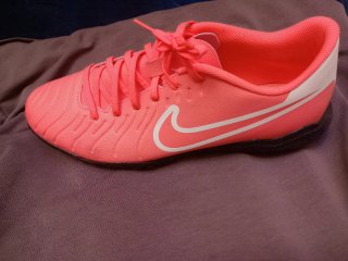 Zapatillas Nike Fútbol Rosa y Blanco