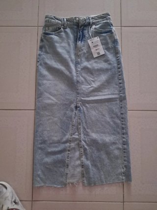 Falda tejana Bershka