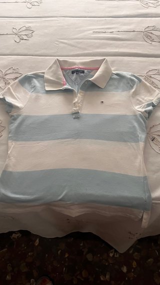 Camiseta Polo Tommy Hilfiger Rayas Azul/Blanco