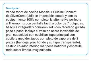 Robot de Cocina LIDL Monsieur Cuisine Connect