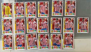 Lote de Cromos del Atlético de Madrid Adrenalyn