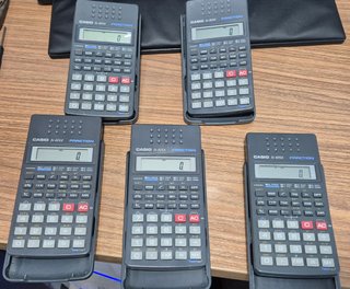Lote 5 Calculadoras Científicas Casio fx-82SX