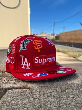 Gorra New Era 7 3/8 Supreme 59FIFTY MLB Multi