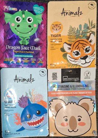 Set de 4 Mascarillas Faciales