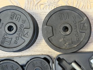 Mancuernas y pesas ajustables 90kg