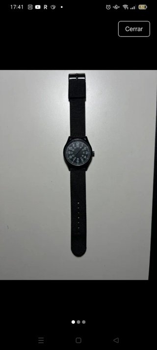 Reloj Estilo Piloto con Correa de Tela