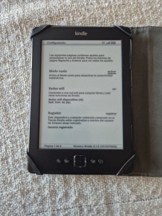 Amazon Kindle 4 generacion " no conecta con Amazon