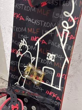 Tabla Snowboard DC + Fijaciones + Funda