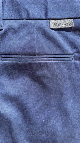 Pantalón de traje Zara azul