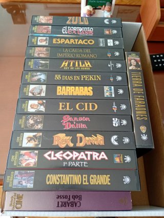 Colección 14 Cintas VHS Cine Histórico