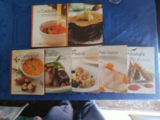 Libros de cocina Española. C. Autonomas.