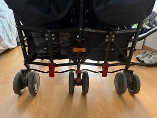 Carrito Gemelar Maclaren Negro