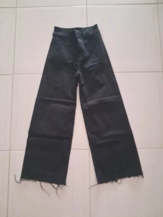 Pantalones Tejanos Negros Mango Teen
