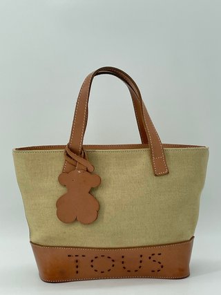 Bolso Tous Beige y Marrón