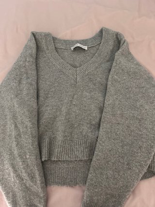 Jersei Gris Bershka
