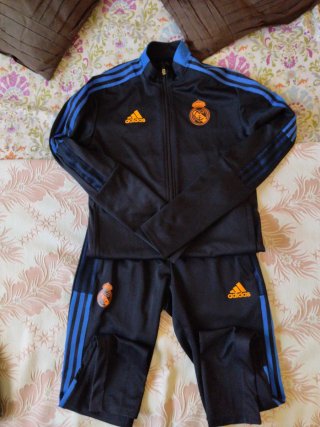 Chándal Adidas Real Madrid Negro y Azul
