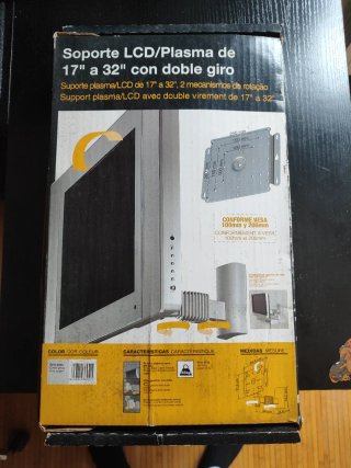 Soporte TV Pared 17 a 32 con Doble Giro