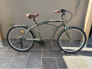 Bicicleta Cruiser Montana Verde Militar