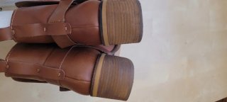 Botines de piel marrones
