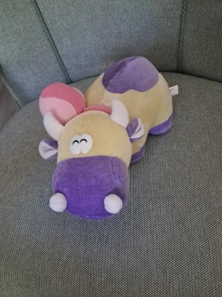 Peluche mucca musicale con carillon