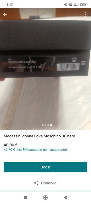 Mocassini Love Moschino donna n.36