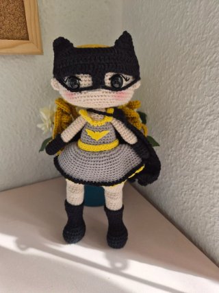 Muñeca Amigurumi Batgirl