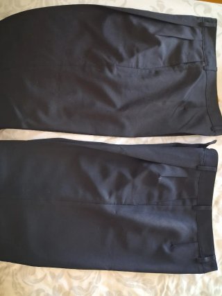 Pantalón vestir azul mujer