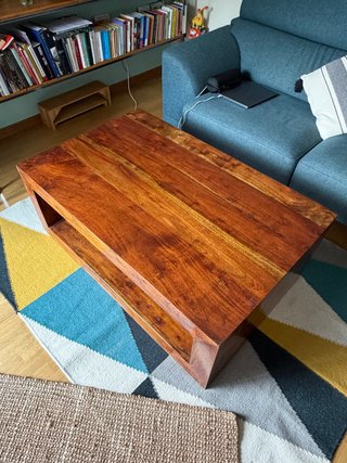Mesa de Salón de Madera Maciza