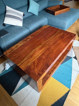 Mesa de Salón de Madera Maciza