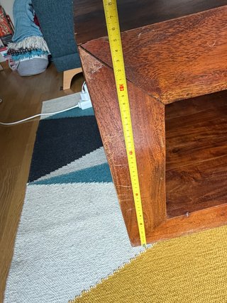 Mesa de Salón de Madera Maciza