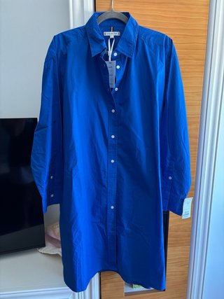 Vestido camisero Tommy Hilfiger azul
