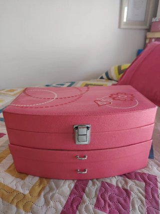 Neceser maquillaje juguete rosa