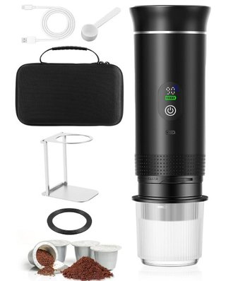 Cafetera Portátil Eléctrica 80 ml, 20 BARES NUEVA