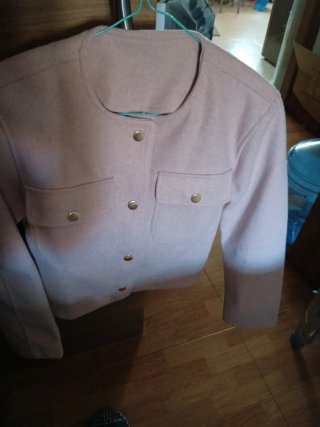 Chaqueta elegante rosa talla S