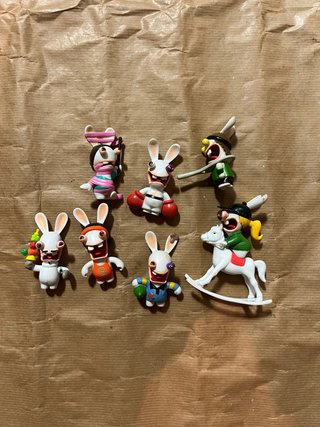 Set de 7 Figuras Rabbids