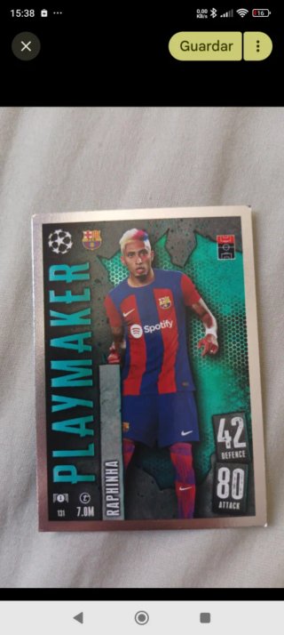 Carta Raphinha Playmaker