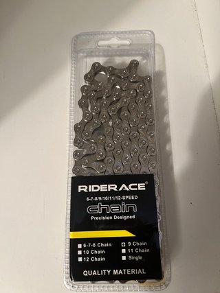 Cadena Bicicleta RIDERACE 9 Velocidades.
