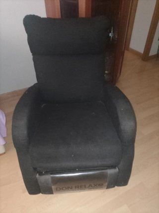 Butaca Reclinable Don Relax Negra