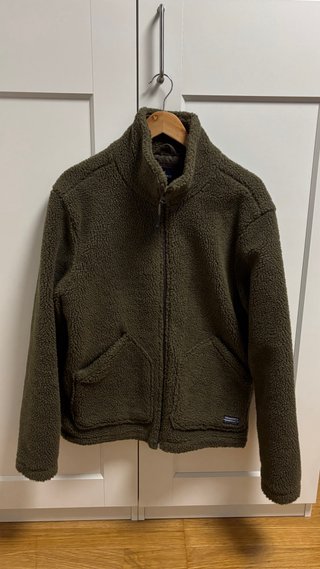 Chaqueta borrego verde